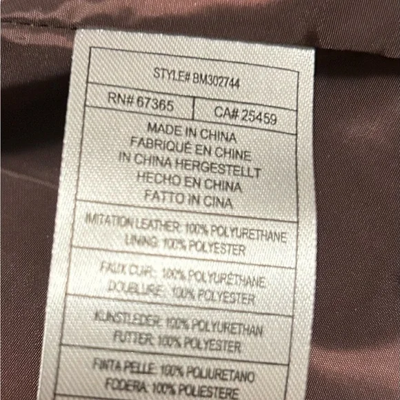 NWT Steve Madden faux leather jacket - Picture 6 of 8